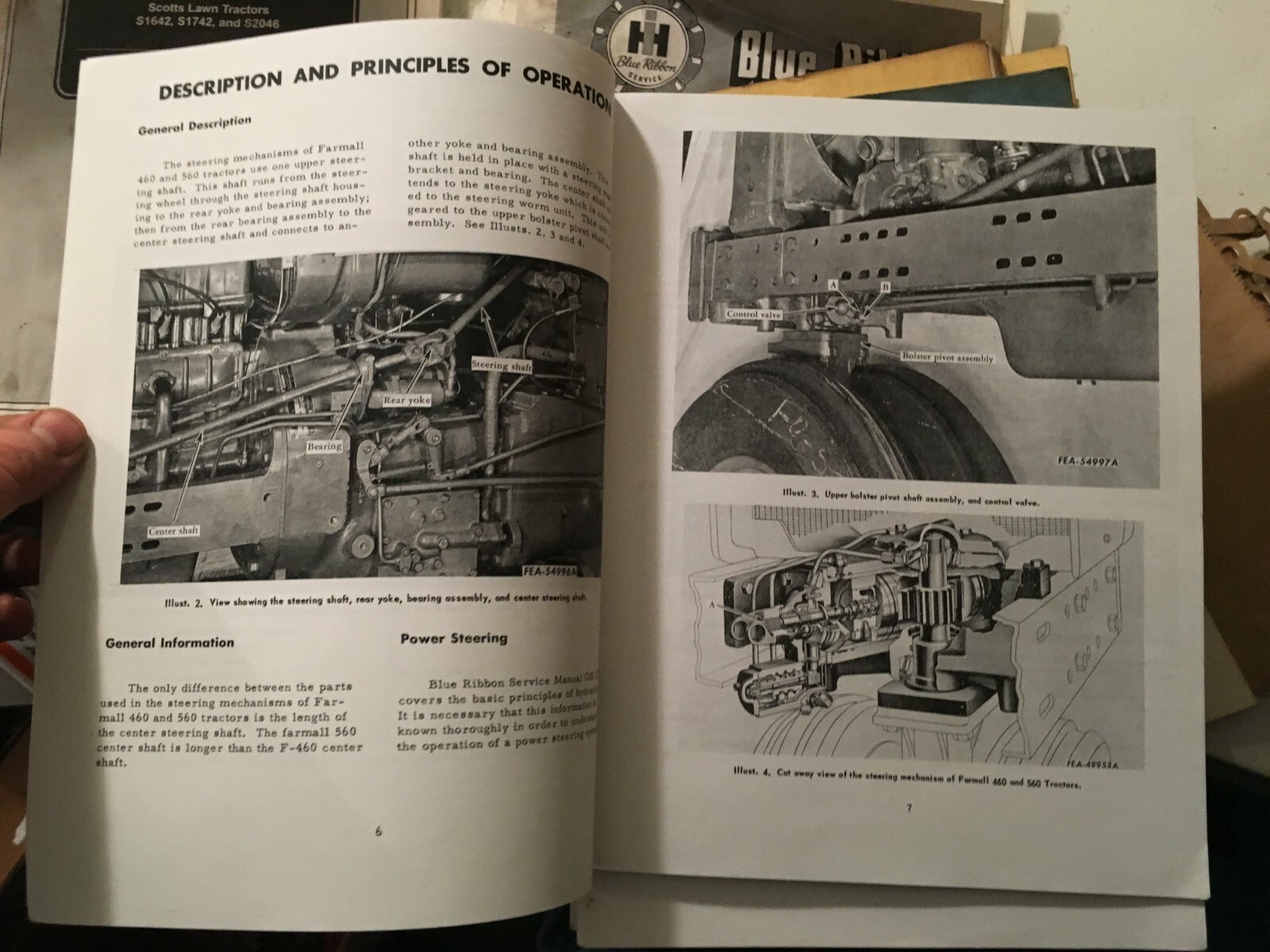 IH International Farmall 560 660 Manual Power Steering Service Manual GSS-1011