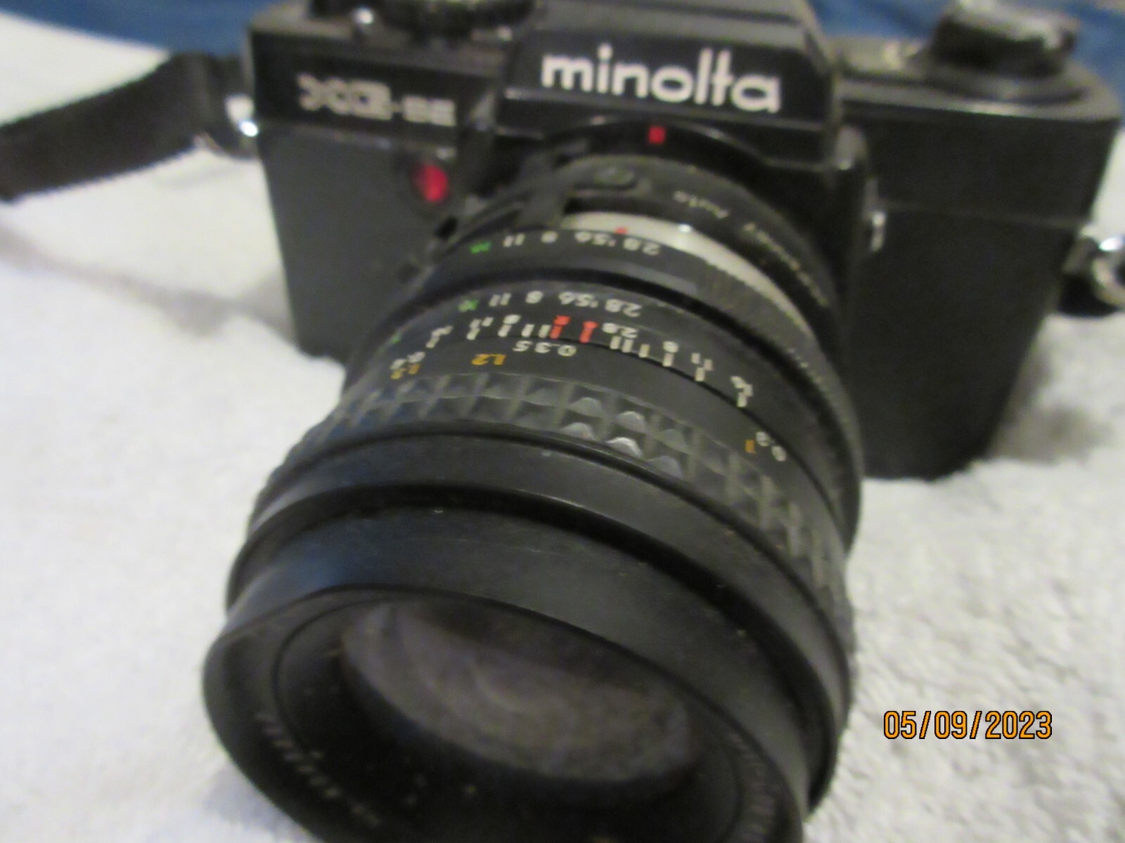 ミノルタ Minolta X-7 Black 35mm #2282 NEAR MINT+ 】 Minolta X-7 Black Body 35mm Film SLR Camera