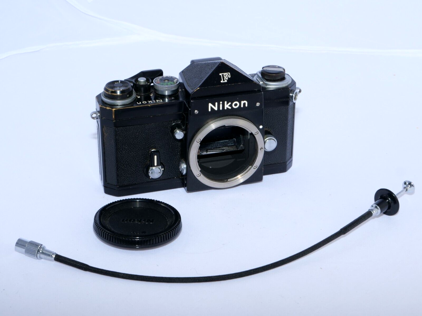 フィルムカメラ Nikon F (Eye Level) apollo - Film tested Nikon F Eye-Level - Apollo - Black + S-Auto 5cm 2 - NIKON-FILM