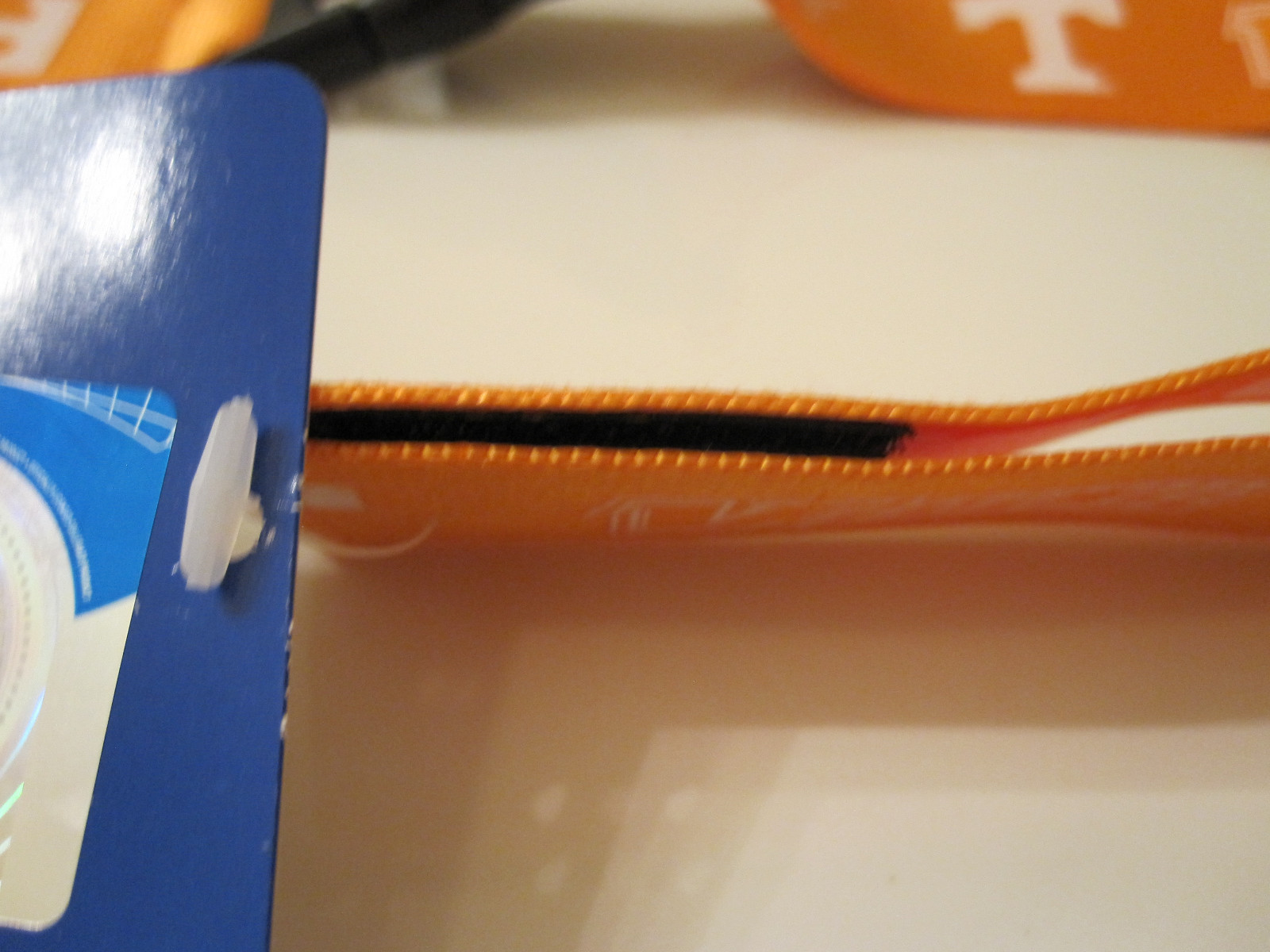 UT TENNESSEE VOLS Lanyard Key Chain ID Holder STRAP Quick Release Orange & White