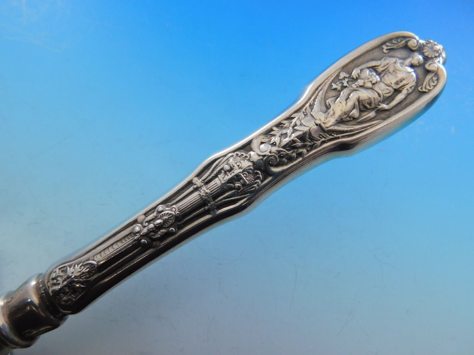 Mythologique by Gorham Sterling Silver Asparagus Server HHAS Circa 1890