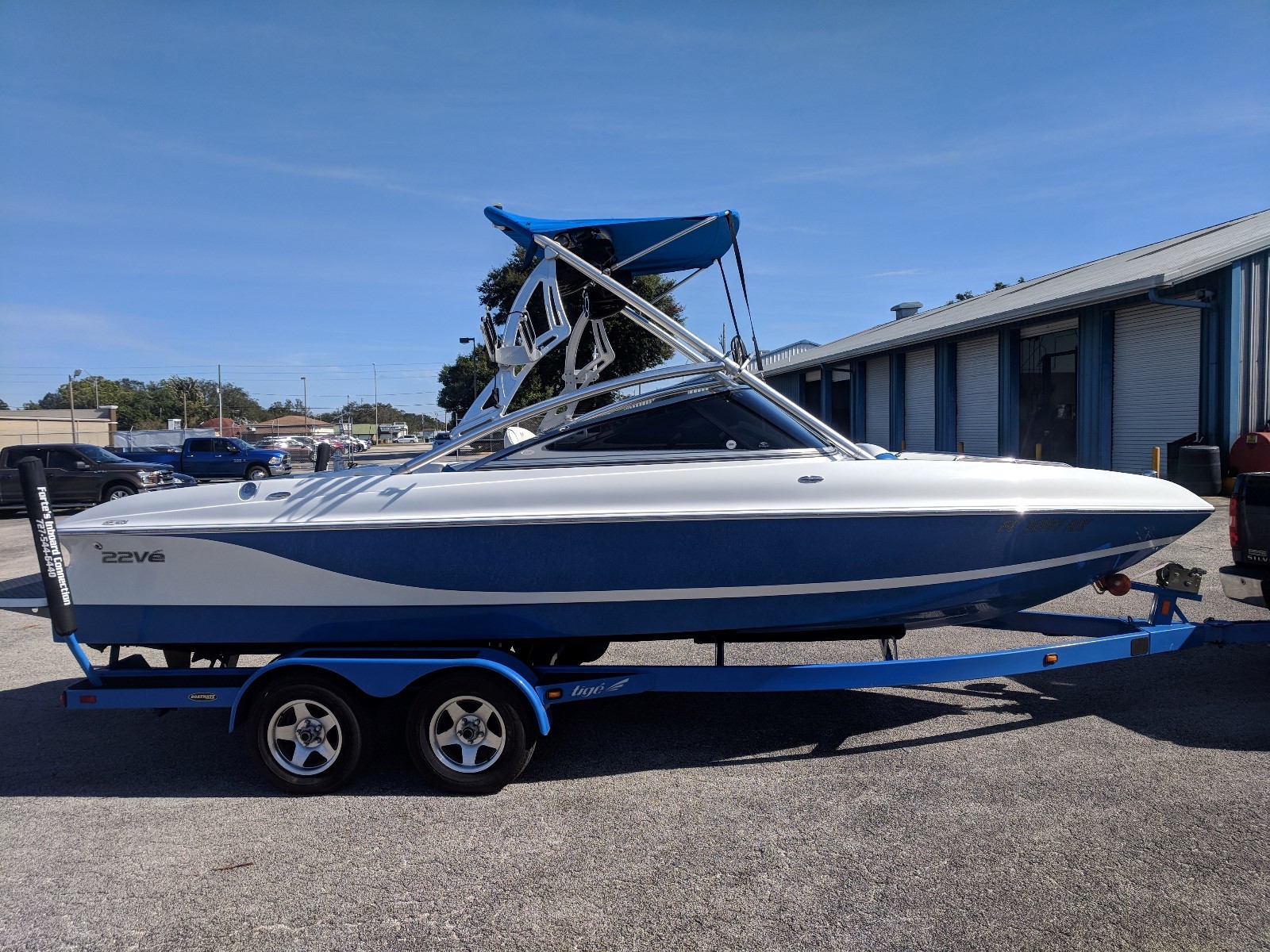 2008 Tige 22Ve Wakeboard Surf boat Low hours! Nice boat.