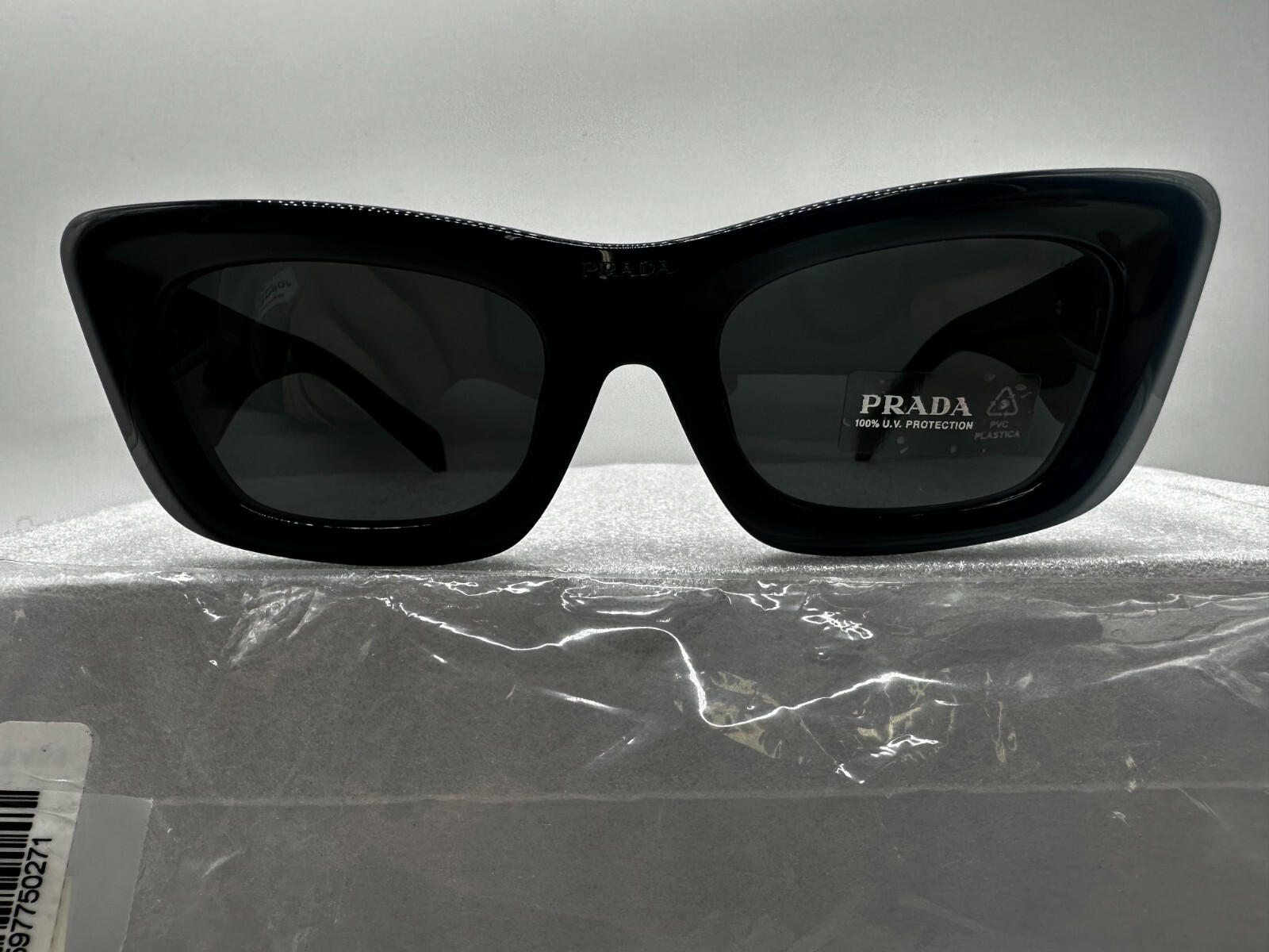 小物 PRADA sunglasses black Prada Logo Sunglasses Black (W) | eBay