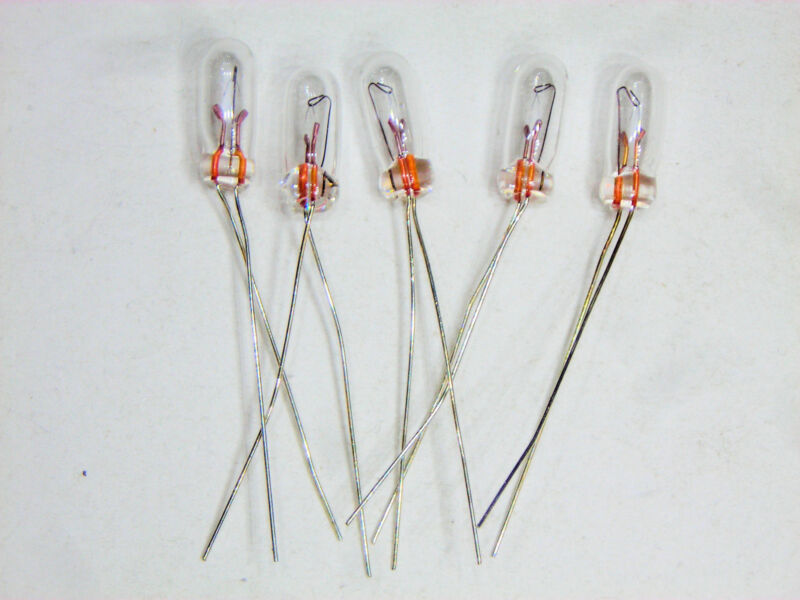 Miniature Wire Lead Lamp 6V 40mA 5  pcs