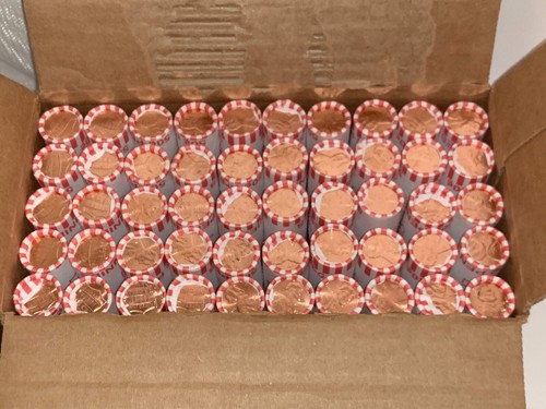 2019-D Uncirculated Penny Cent 50 Rolls Bank Box LAST ONE!!!