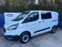 2023 Ford Transit Custom 2.0 EcoBlue 105ps Double Cab Leader Diesel Van In White
