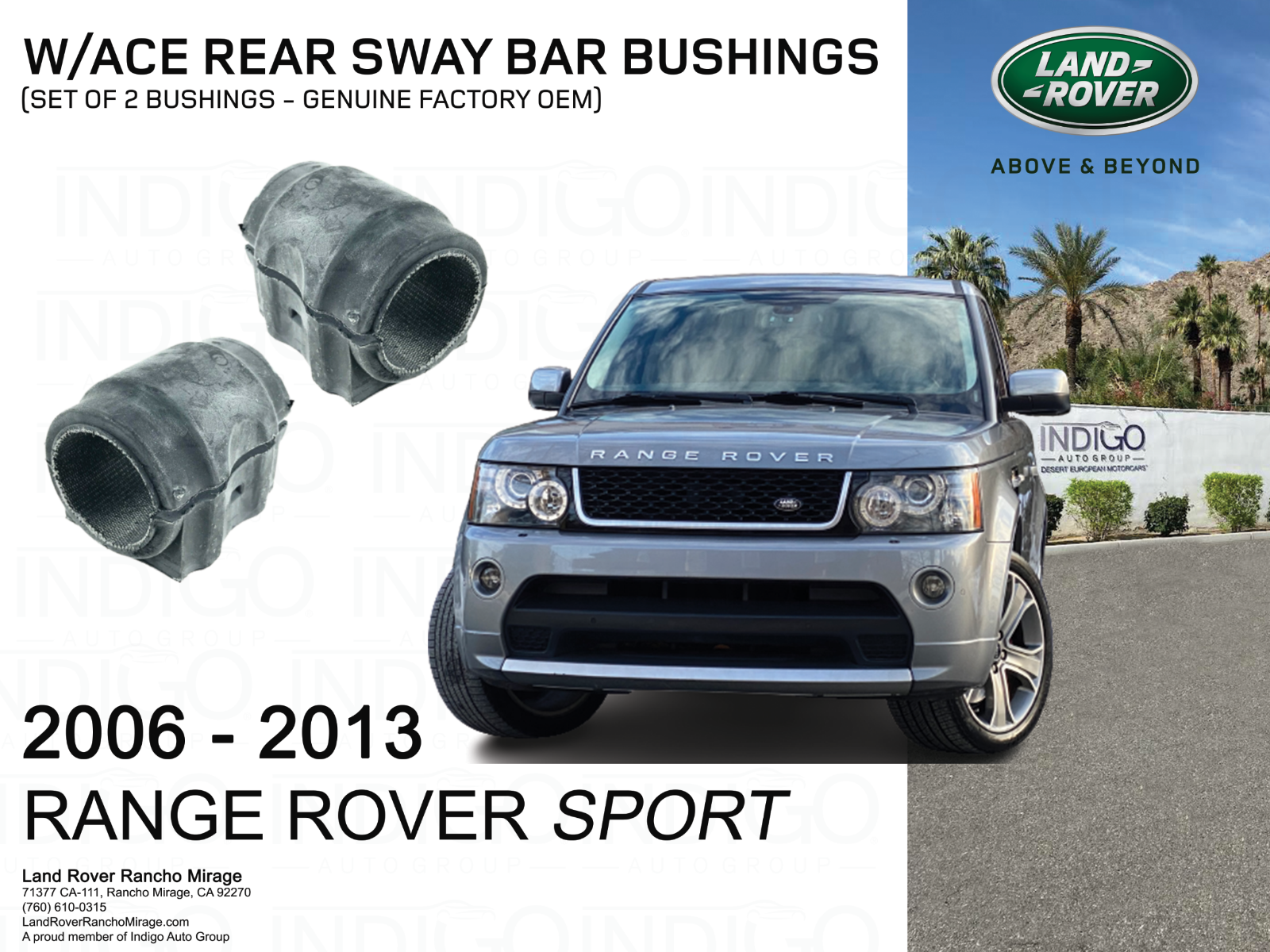 Range rover sport sale sway bar bushings