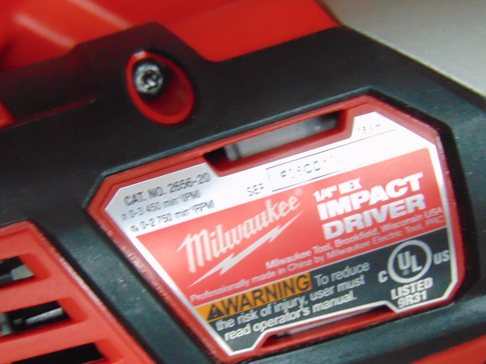 Milwaukee 2656-20 Cordless Impact Kit 18V 1/4