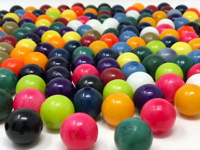 1'' Nylon Balls Cast Center Hole PICK YOUR COLORS