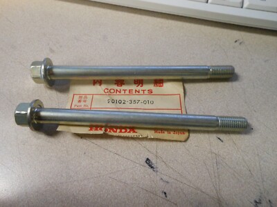 NOS Honda 10MM Hex Bolt 1973 CR250 Elsinore 90102-357-010 QTY 2