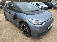 2021 Volkswagen ID3 150kW Life Pro Performance 58kWh AUTOMATIC ELECTRIC Damaged 