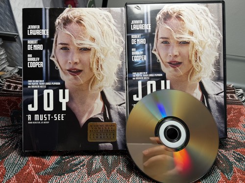 Joy DVD W/ Slipcover (Widescreen, 2015) Jennifer Lawrence, Robert DeNiro Joy DVD W/ Slipcover (Widescreen, 2015) Jennifer Lawrence, Robert DeNiro