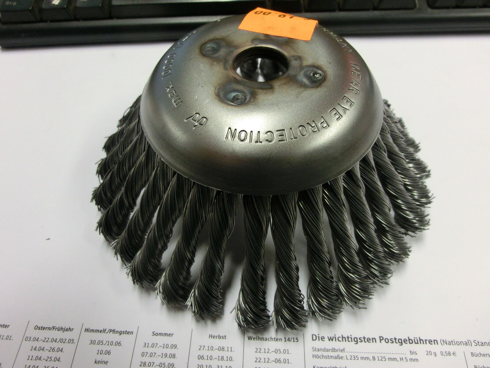 Profi Unkrautbürste Wildkrautbürste Fugenbürste Motorsense gezopft für STIHL DE
