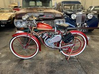 Rare 1952 Schwinn Whizzer autocycle, 138cc, springer.