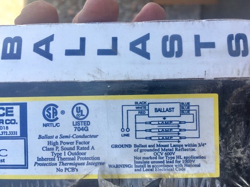 Advance Standard REL-3P32-SC Instant Start Electronic Ballast 120v F32T8 RS/IS