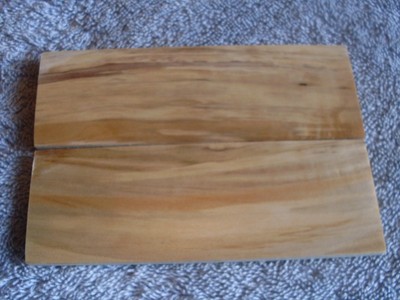 stabilized sycamore wood knife scales handles inlays crafts arts