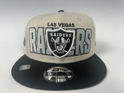 Las Vegas Raiders Hat Cap Snapback White Black New Era Los Angeles Oakland LA