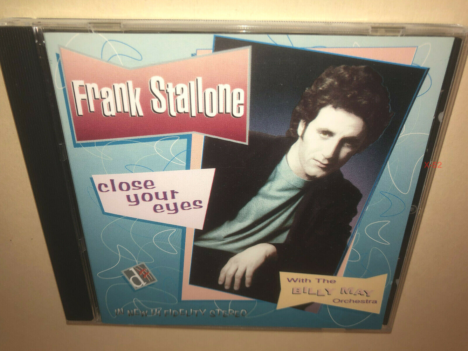 Frank Stallone CD Close Your Eyes with Billy May Orchestra