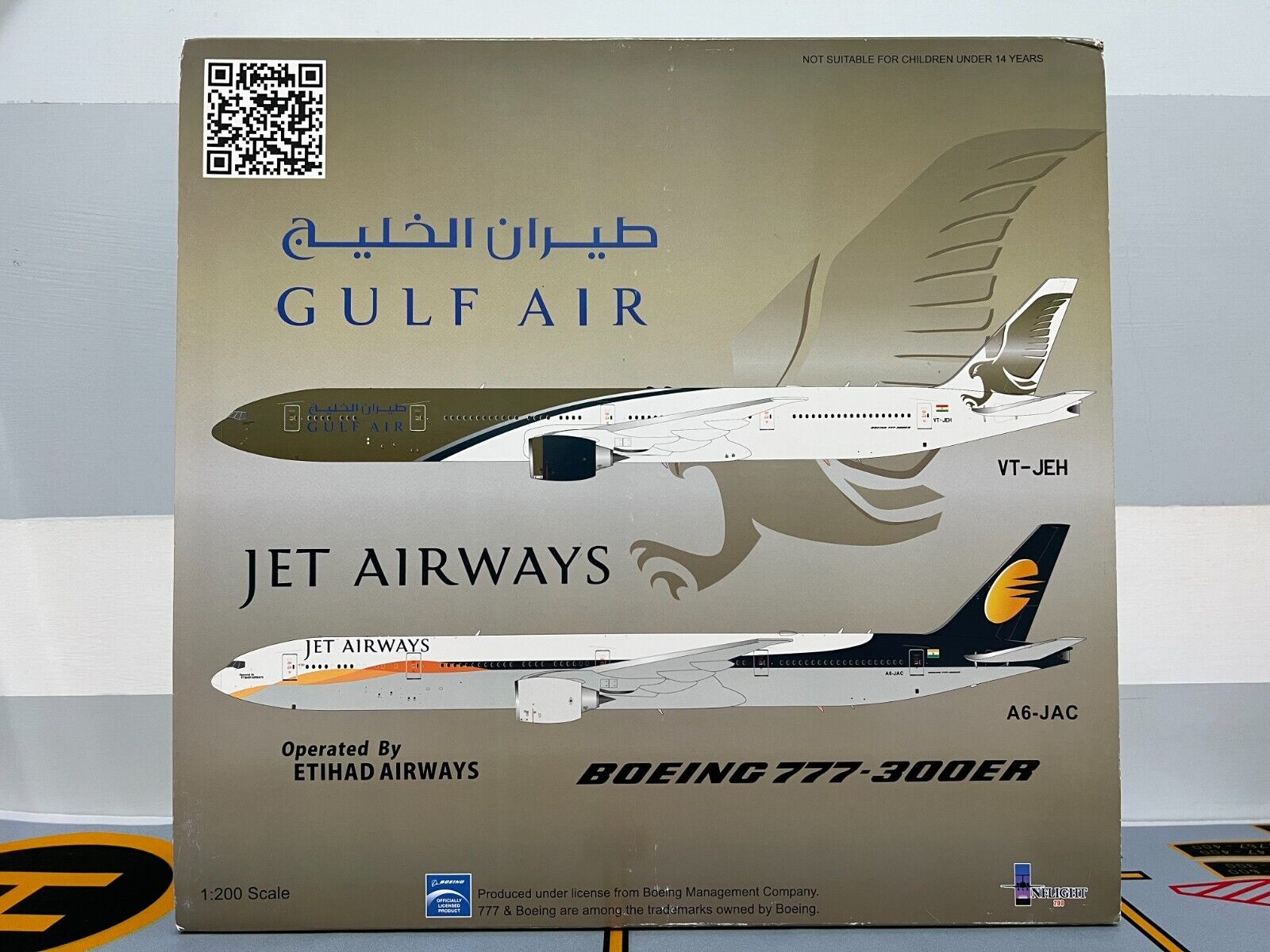 IF Inflight 200 1:200 Gulf Air Boeing B777-300ER VT-JEH IF Inflight 200 1:200 Gulf Air Boeing B777-300ER VT-JEH
