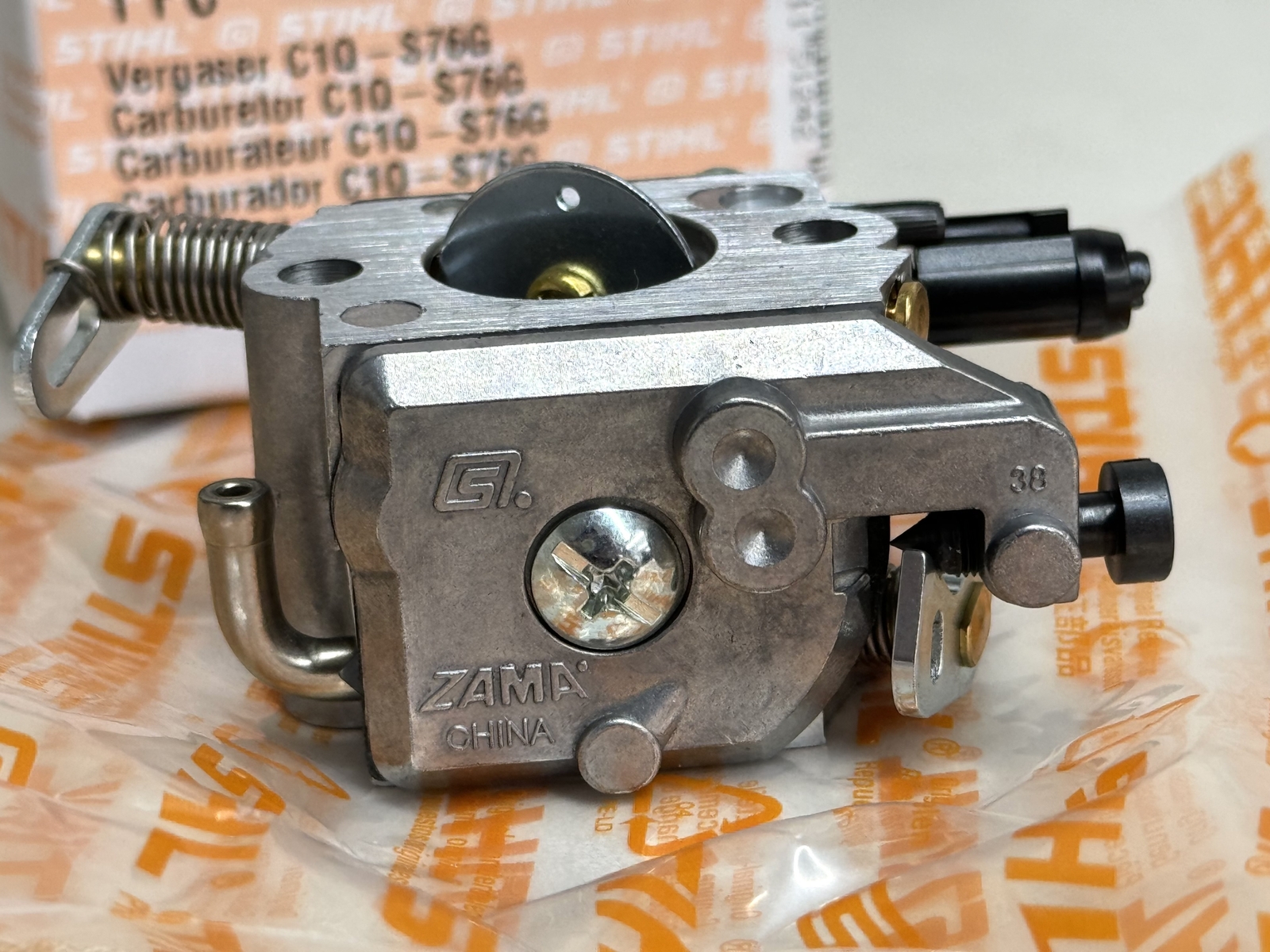 STIHL OEM ZAMA CARBURETOR 1123 120 0603 MS250 MS230 C1Q-S76G : MS 250 230 - Picture 5 of 9