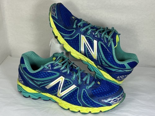 New Balance Womens 870 V3 Running Shoes Blue/Yellow W870PP3