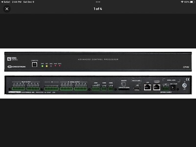 Crestron CP4N / 4-Series  Control System Processor.  New