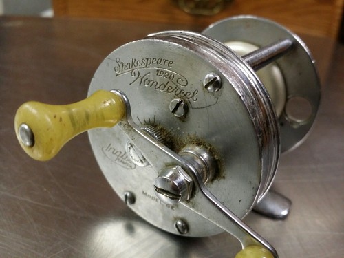 Vintage Shakespeare 1920 Wondereel Model GE Fishing Casting Reel, Inglis Canada