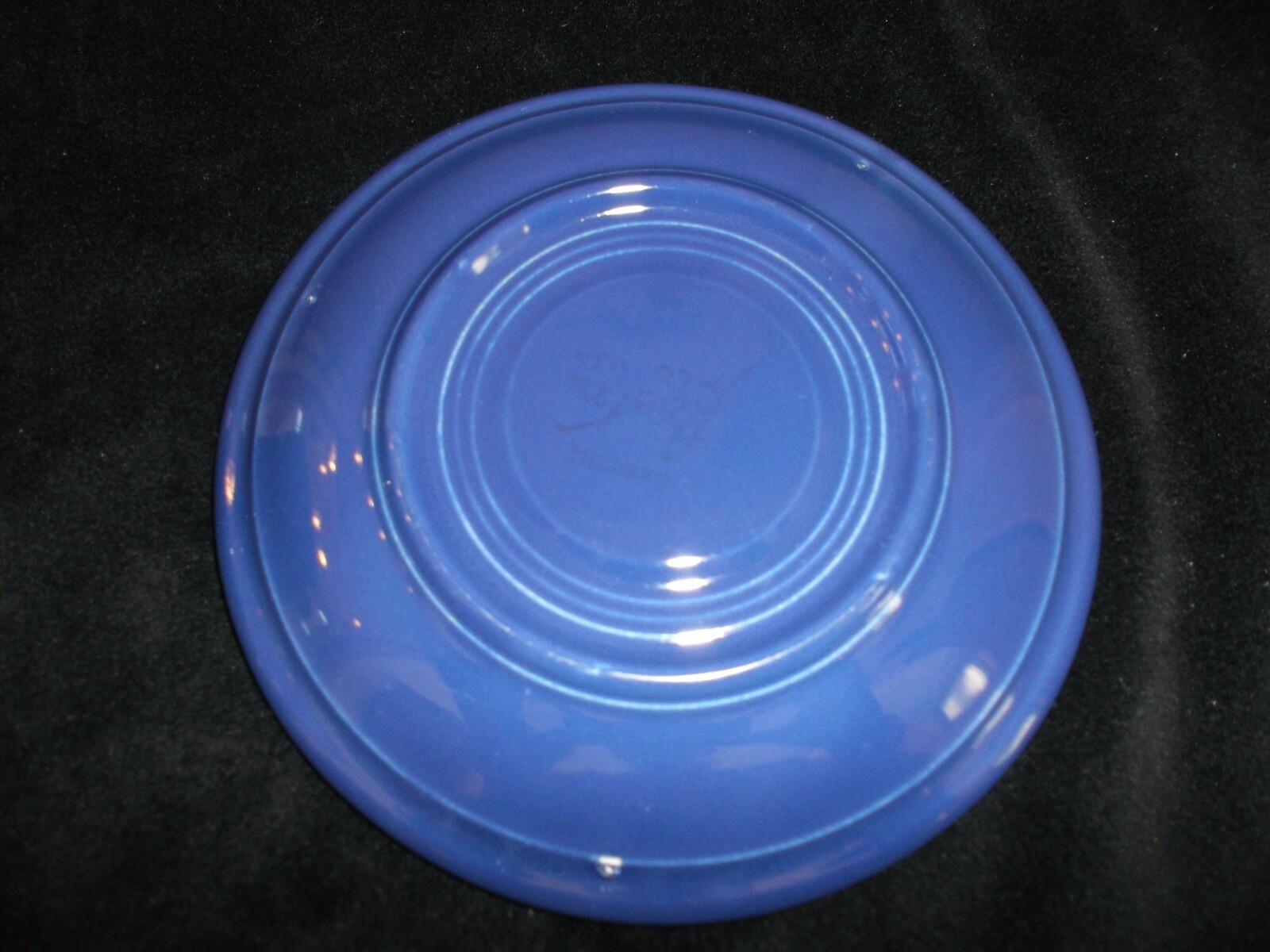 VINTAGE FIESTA WARE CUP SAUCER ORIGINAL COBALT BLUE HOMER LAUGHLIN