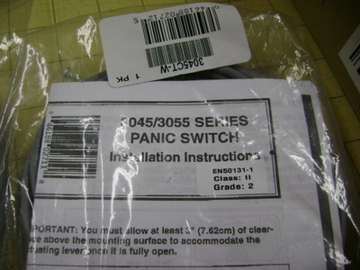 UTC SENTROL 3045CTW, 3045CT-W PANIC HOLD UP SWITCH (MISSING THE LEVER)