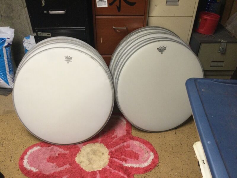 remo 26" bass drum heads