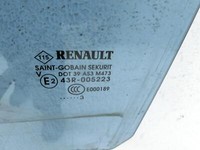 Renault Zoe BFM 12-19 Seitenscheibe Scheibe Türscheibe Links Hinten Blau und getönt Renault Zoe BFM 12-19... Vorschau 2