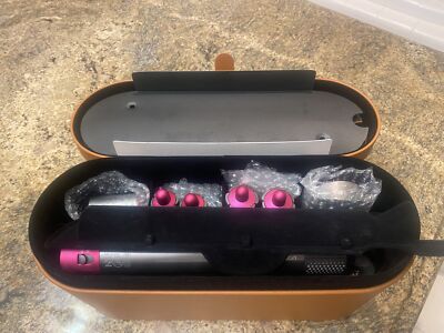 Dyson Airwrap シルバー/ピンク 専用ケース付き Dyson Airwrap Volume+Shape HS01 Hair Styler Pink Curling