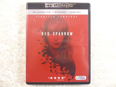 Red Sparrow (4K Ultra HD + Blu-ray, 2018, 2-Disc Set) 2018 Thriller *No Digital*