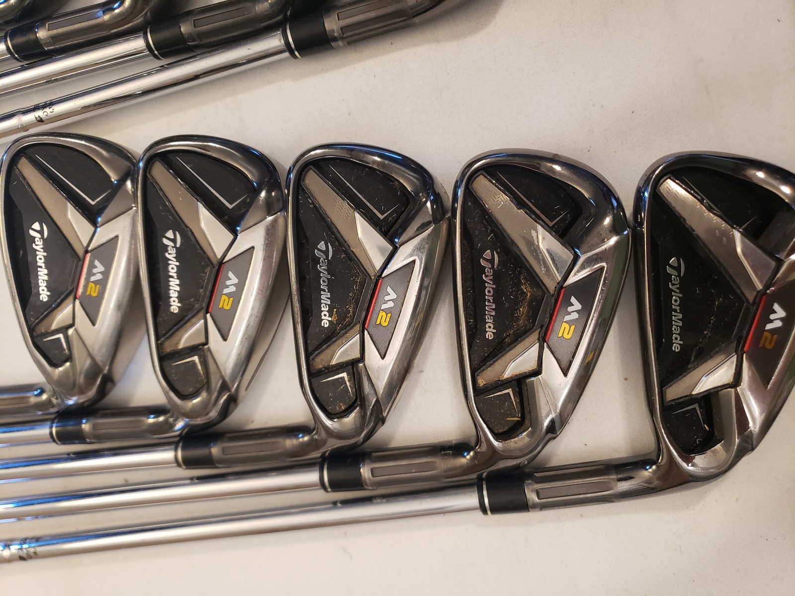 Used TaylorMade M2 2016 Iron Set (4-8, PW AW, SW, LW) 9 Irons - TT DG Stiff - RH