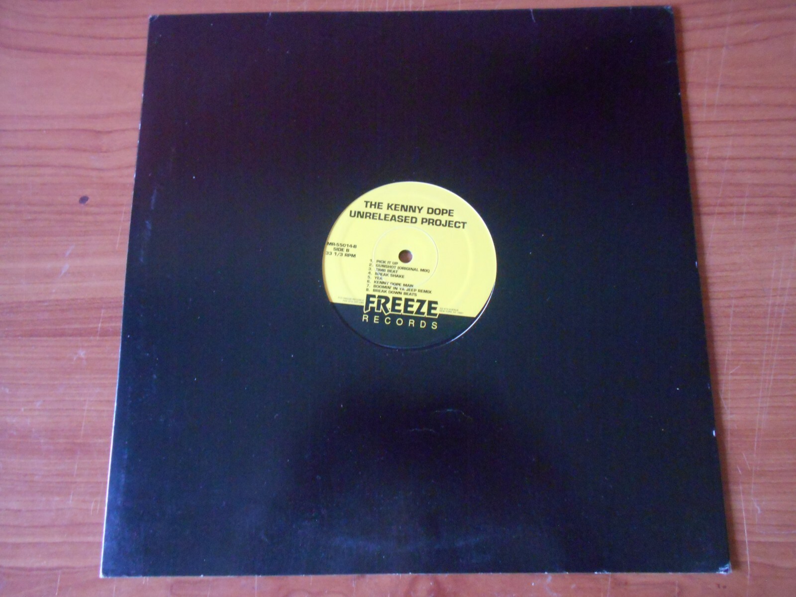 The Kenny Dope Unreleased Project Vinyl Album, Freeze