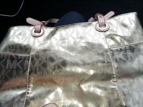 Michael Kors gold bag