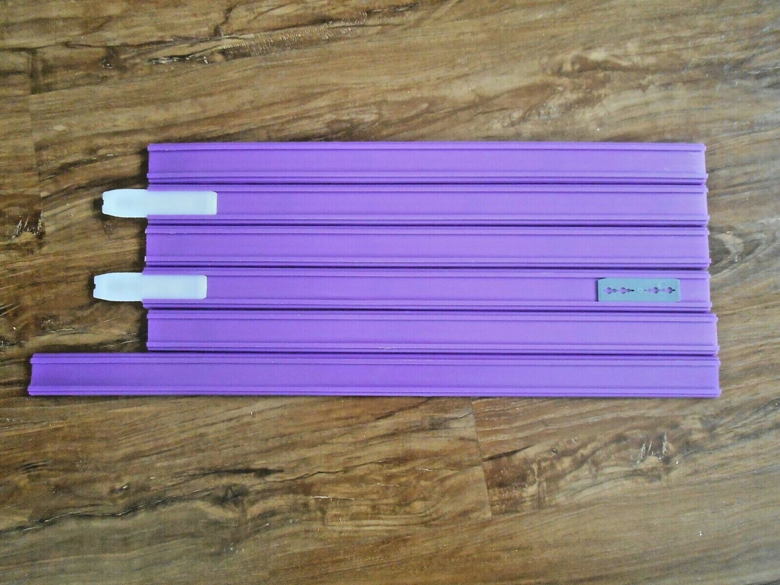 Vintage 1990s Hot Wheels Flame Track Purple 5 pcs. 20