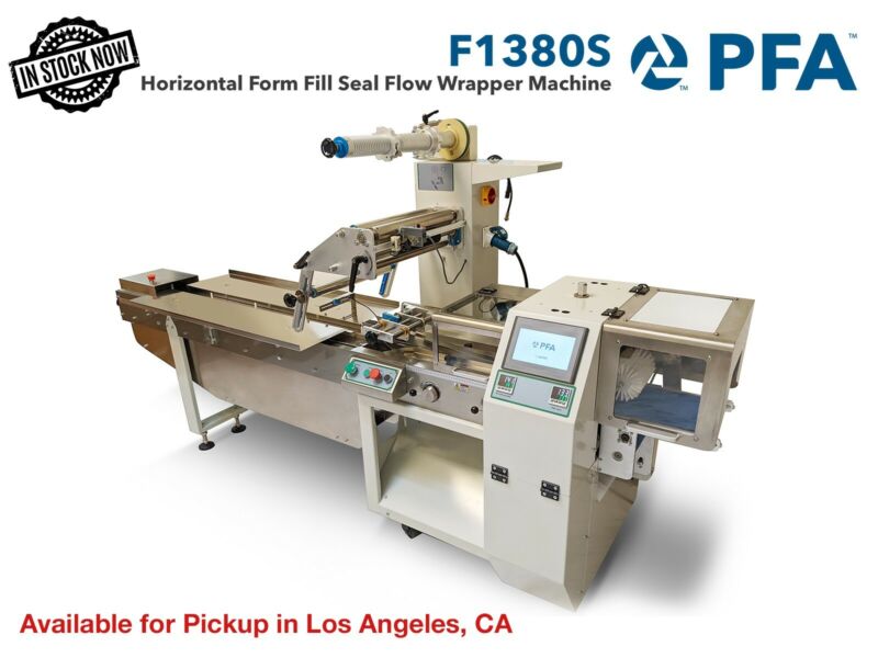 PFA Model F1380S Horizontal Form Fill Seal Flow Wrapper Packaging Machine