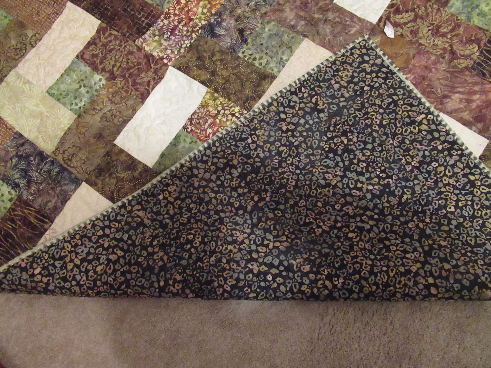 Home made lap quilt  52