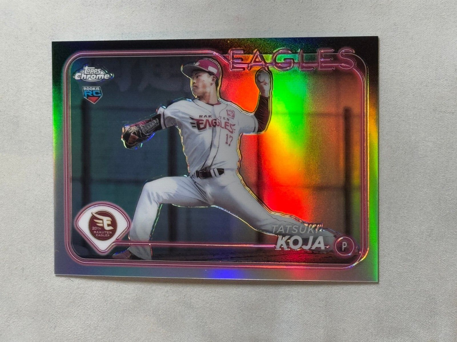 2024 Topps Chrome NPB Refractor Tatsuki Koja Rookie RC #87