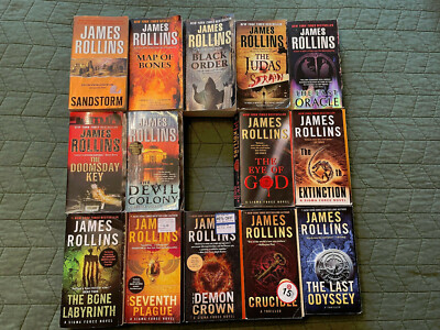 JAMES ROLLINS BOOKS You Choose SIGMA FORCE ++ series, PB, discount w/ multiple
