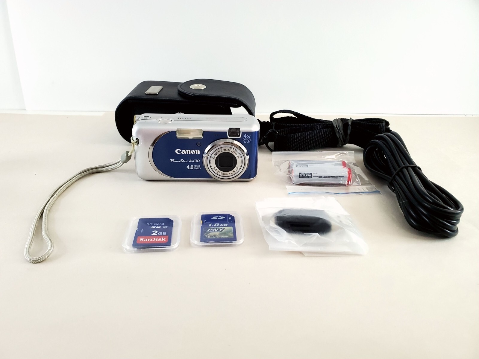 Canon PowerShot A430 7.1MP Digital Camera - Blue -EUC