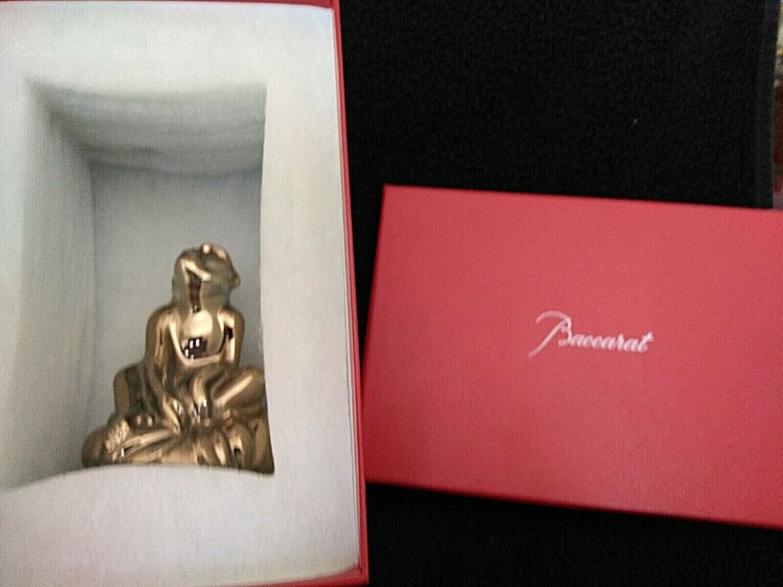 Baccarat　Monkey　gold Baccarat Crystal Zodiac Gold Monkeys | eBay