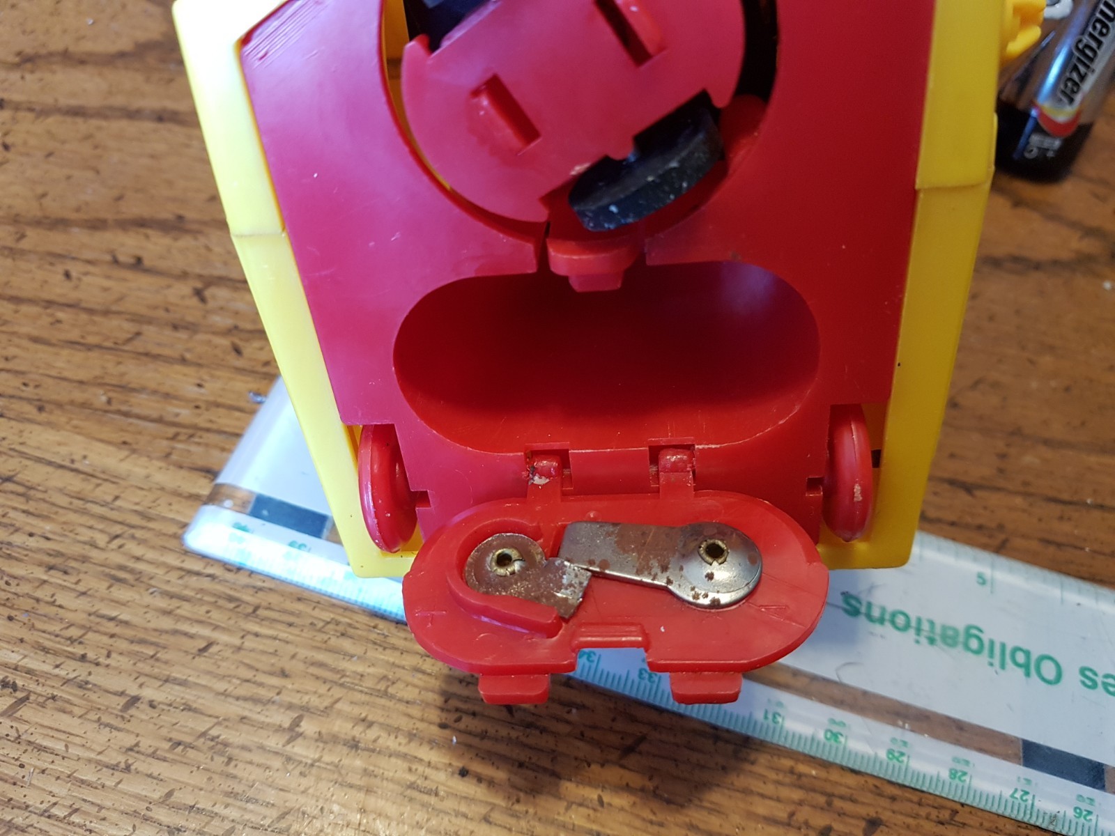 Vintage Working Hong Kong Acrobatic Funny Robot Mystery Action Lited Eyes 50-60s