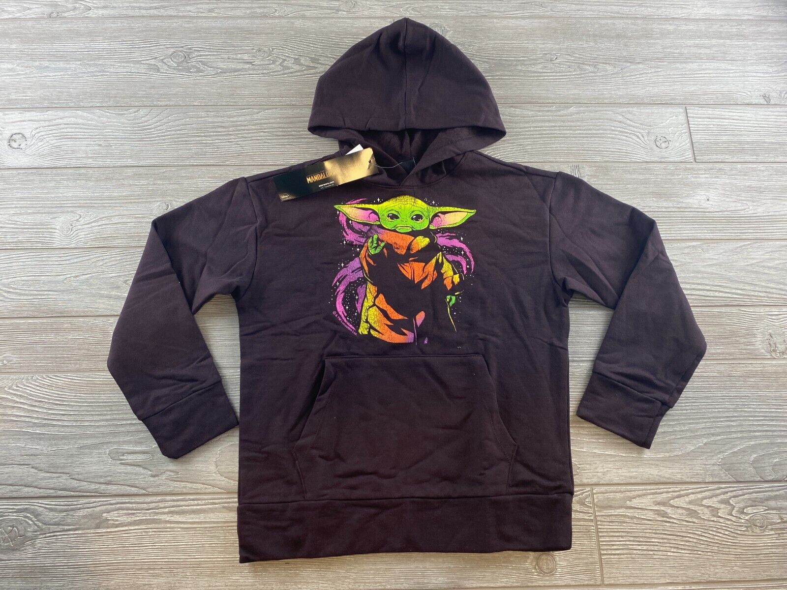 Star Wars Old Navy Grogu Brown Hoodie Youth Size Large The Mandalorian NWT New eBay