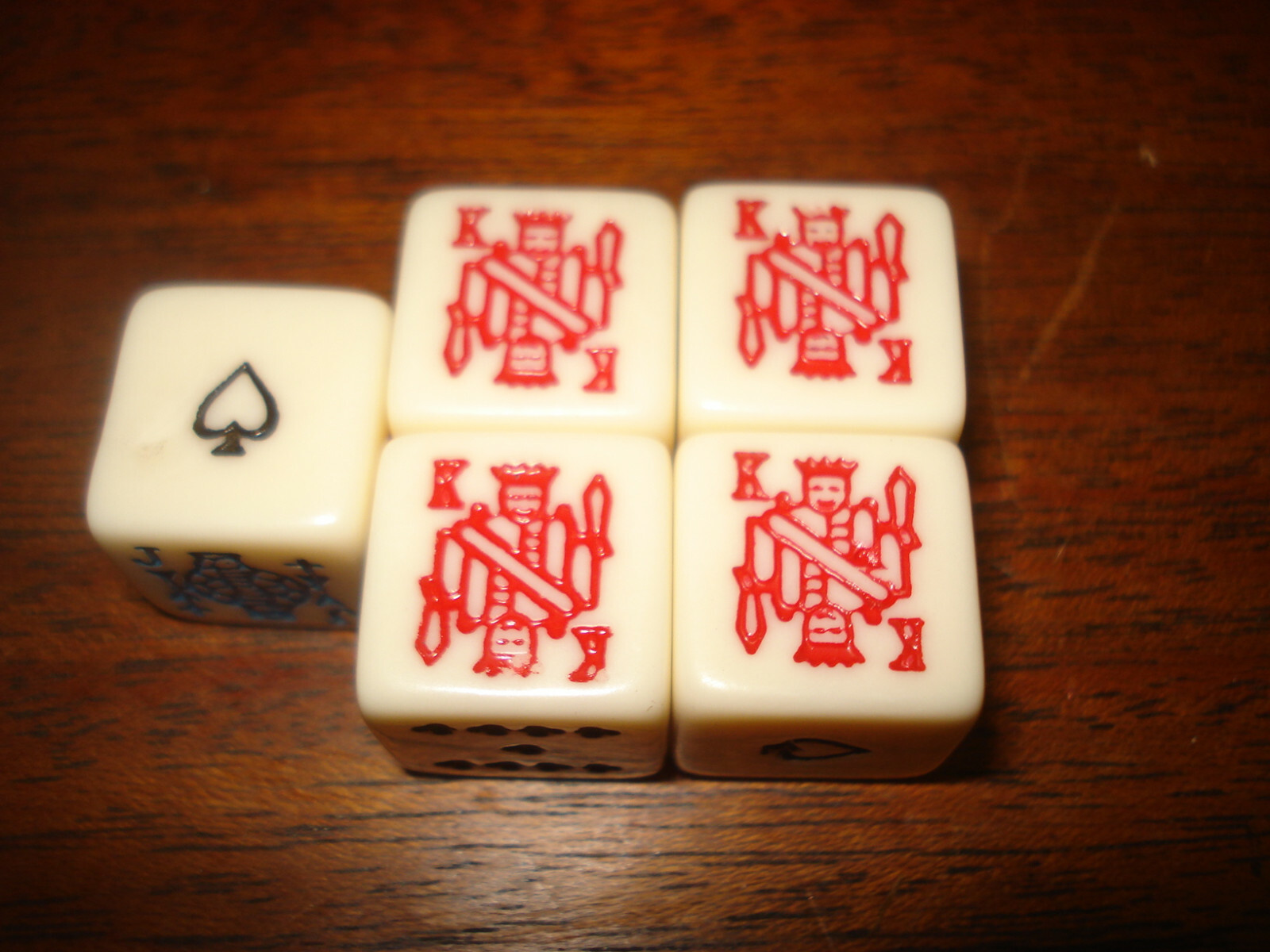 Nice set of 5 Dice POKER DICE