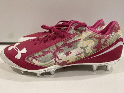 under armour pink cleats