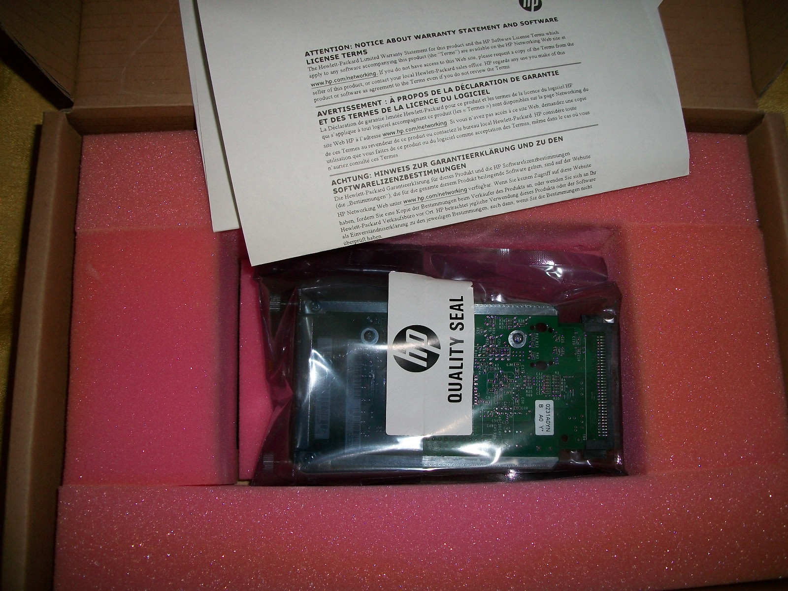 HP MSR 4-Port 10/100B-T PoE Switch SIC Module SIC-4FSWP