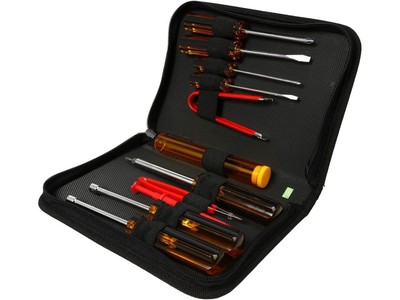 StarTech.com 11 Piece PC Computer Tool Kit with Carrying Case (CTK200) Durable