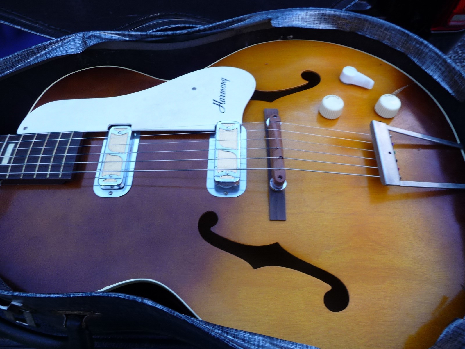 1960's  Harmony Hollywood H41 Electric Guitar : Serviced by Ithaca Guitar Works